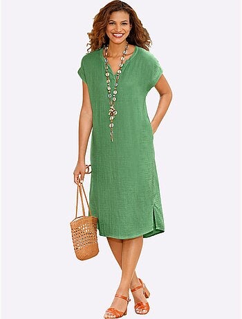 Robe D'été Pur Coton - Taille Standard - Witt