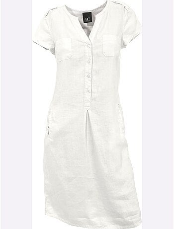 Robe D'été Pur Lin - Taille Standard - Helline
