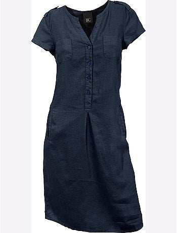 Robe D'été Pur Lin - Taille Standard - Helline