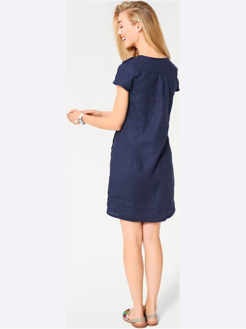Robe D'été Pur Lin - Taille Standard - Helline - Kiabi Robe D'été Pur Lin - Taille Standard - Helline - Kiabi