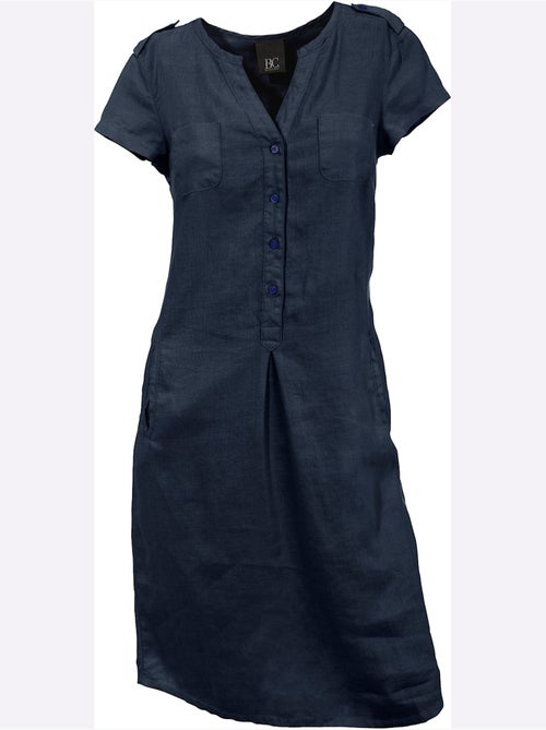 Robe D'été Pur Lin - Taille Standard - Helline - Kiabi Robe D'été Pur Lin - Taille Standard - Helline - Kiabi