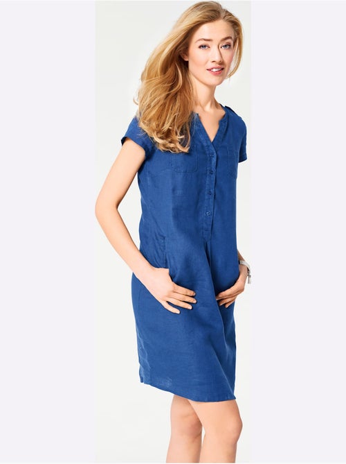 Robe D'été Pur Lin - Taille Standard - Helline - Kiabi