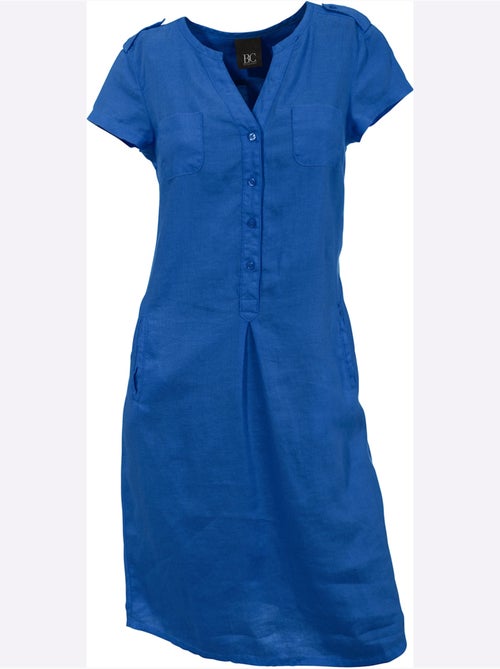 Robe D'été Pur Lin - Taille Standard - Helline - Kiabi
