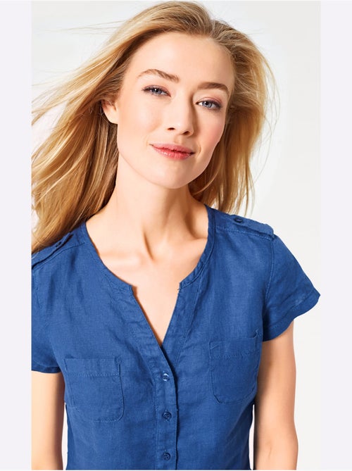 Robe D'été Pur Lin - Taille Standard - Helline - Kiabi