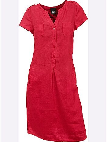 Robe d'été pur lin - taille standard - helline