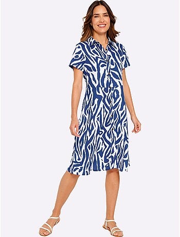 Robe D'été Pure Viscose - Taille Standard - Moda Vilona
