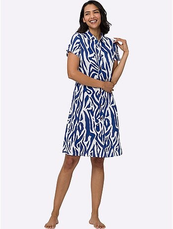 Robe D'été Pure Viscose - Taille Standard - Moda Vilona
