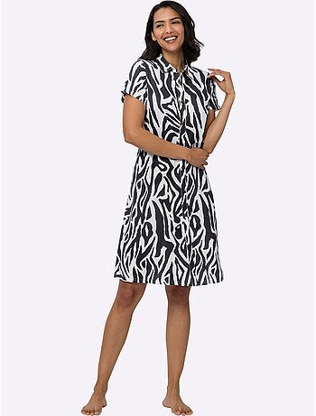 Robe D'été Pure Viscose - Taille Standard - Moda Vilona