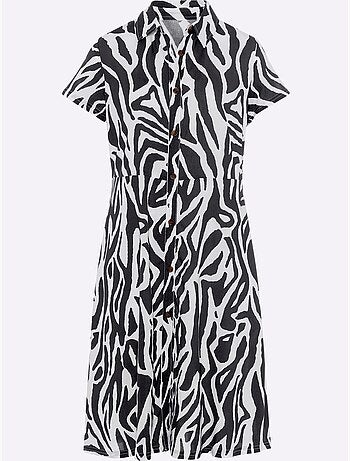 Robe D'été Pure Viscose - Taille Standard - Moda Vilona