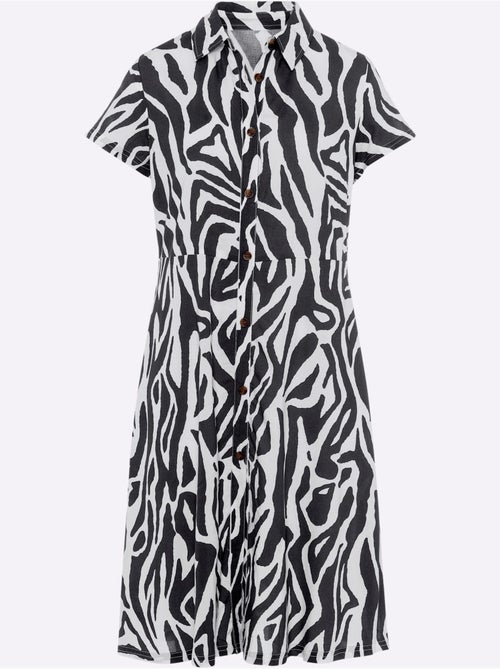 Robe D'été Pure Viscose - Taille Standard - Moda Vilona - Kiabi