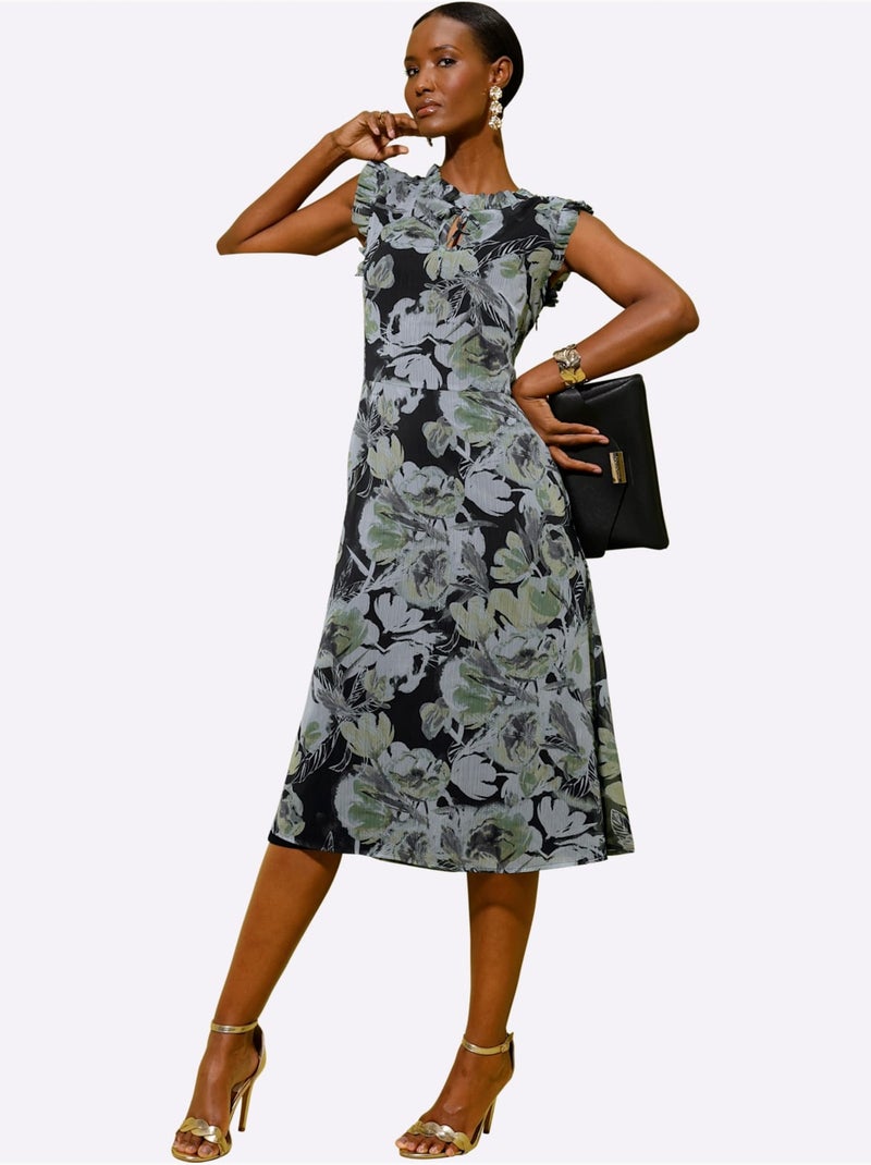 Robe D'été Qualité Légèrement Transparente - Taille Courte - helline Noir Vert - Kiabi