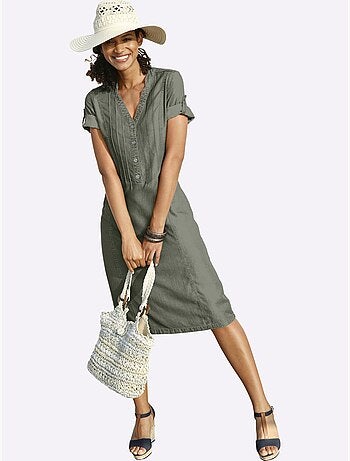 Robe D'été Qualité Lyocell Estivale - Taille Courte - Witt