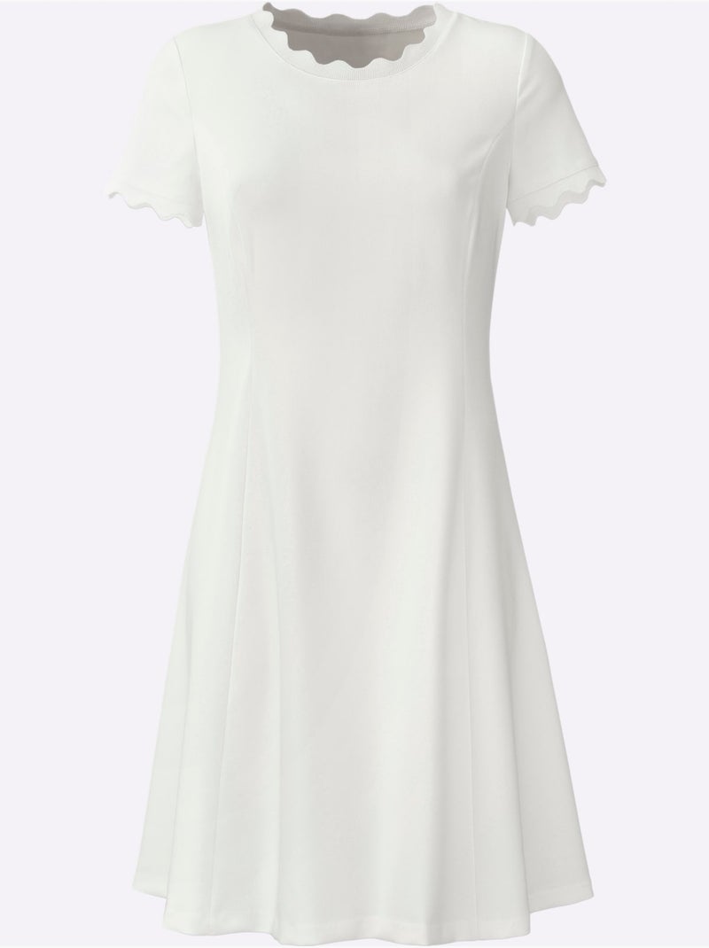 Robe D'été Qualité Tissée - Taille Standard - Helline Ecru - Kiabi