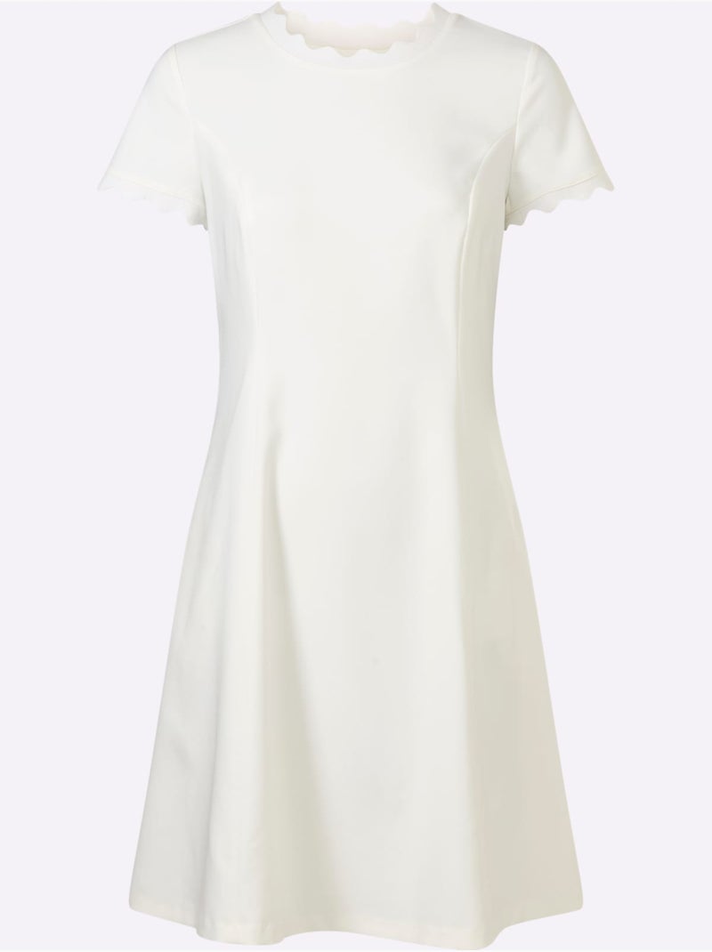 Robe D'été Qualité Tissée - Taille Standard - Helline Ecru - Kiabi