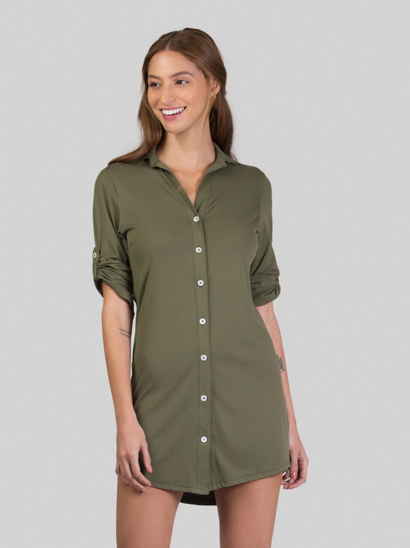 Robe d'été  UV Line Vert - Kiabi