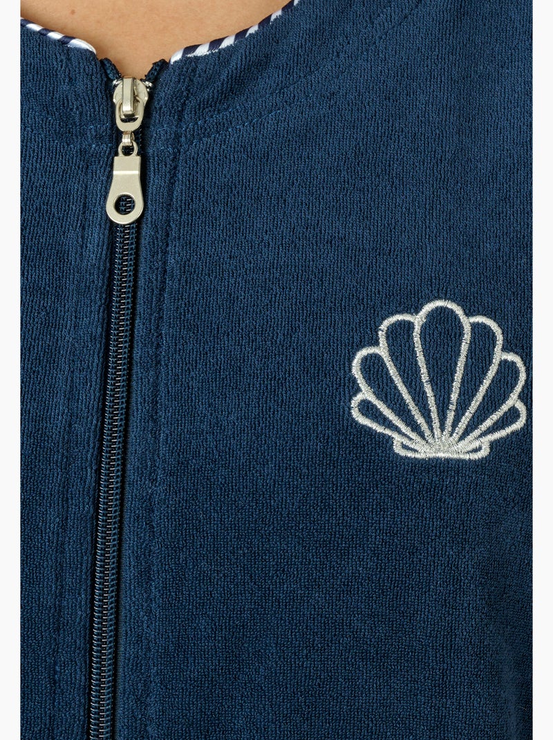 Robe détente éponge - Damart Bleu marine - Kiabi