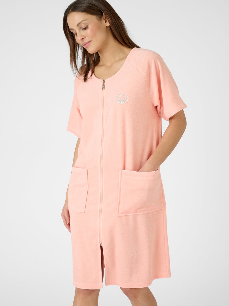 Robe détente éponge - Damart Orange - Kiabi