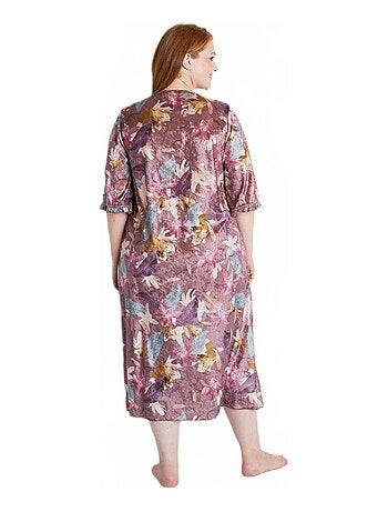 Robe d'hôtesse en velours