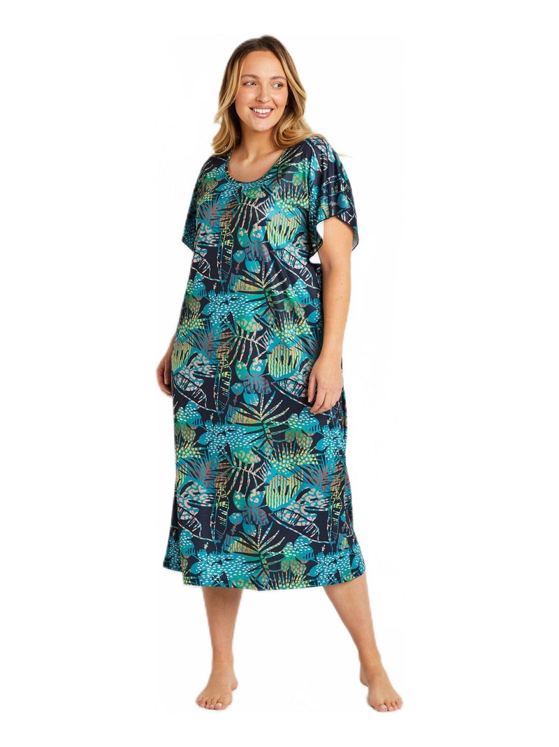 Robe d'hôtesse imprimée Multicolore - Kiabi