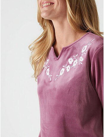 Robe d'hôtesse maille velours - DAXON