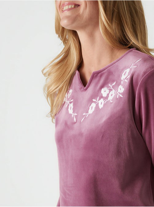 Robe d'hôtesse maille velours - DAXON - Kiabi