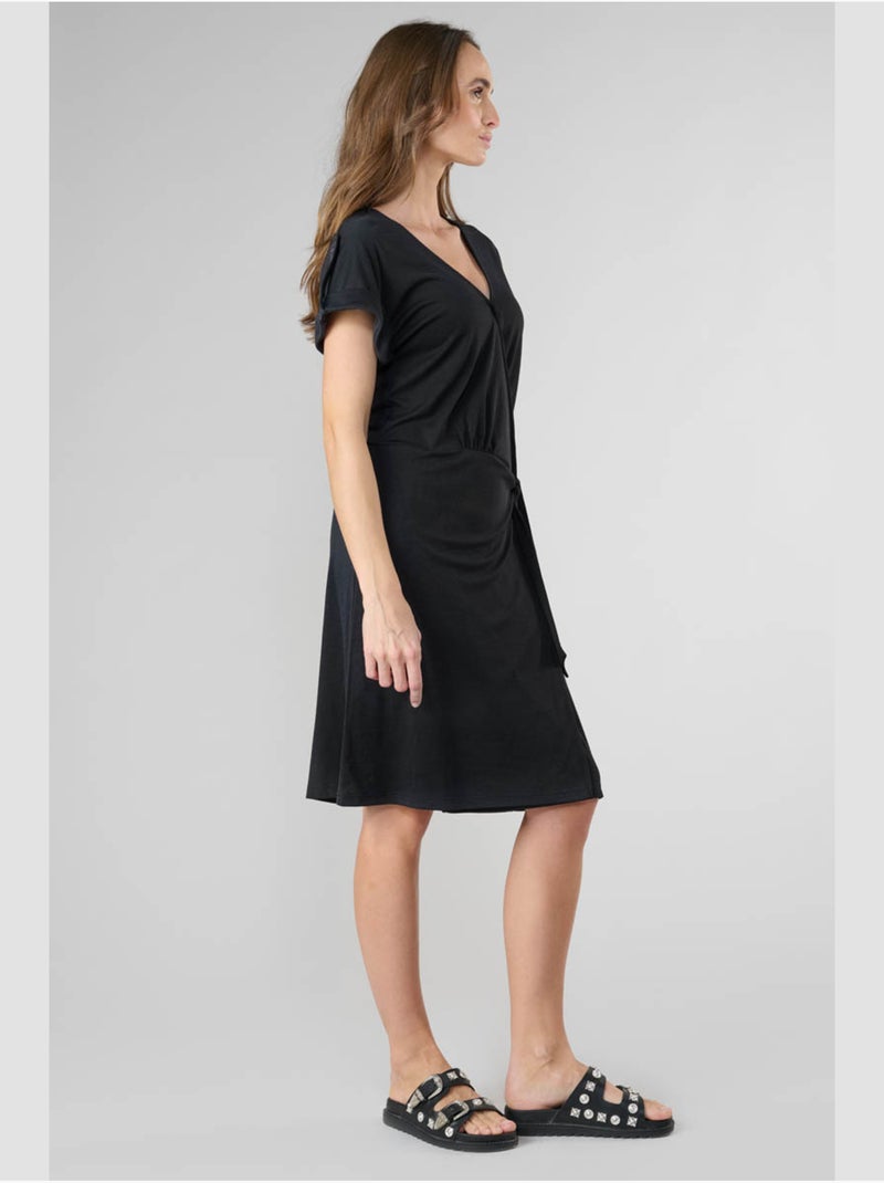 Robe DIASCIA droite 'Le Temps Des Cerises' Noir - Kiabi