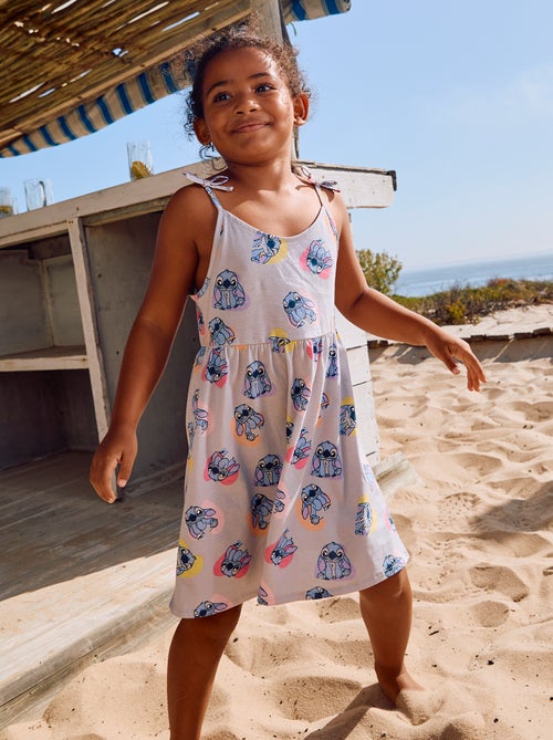 Robe 'Disney' à bretelles avec nœuds - Kiabi