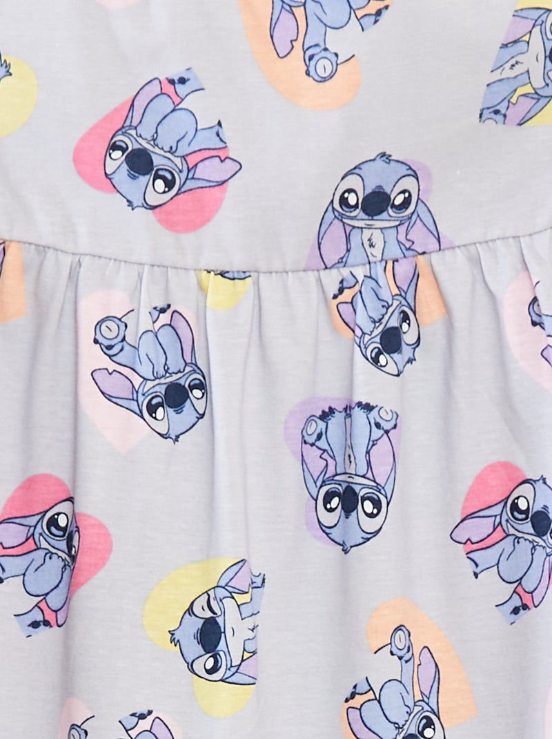 Robe 'Disney' à bretelles avec nœuds Bleu - Kiabi