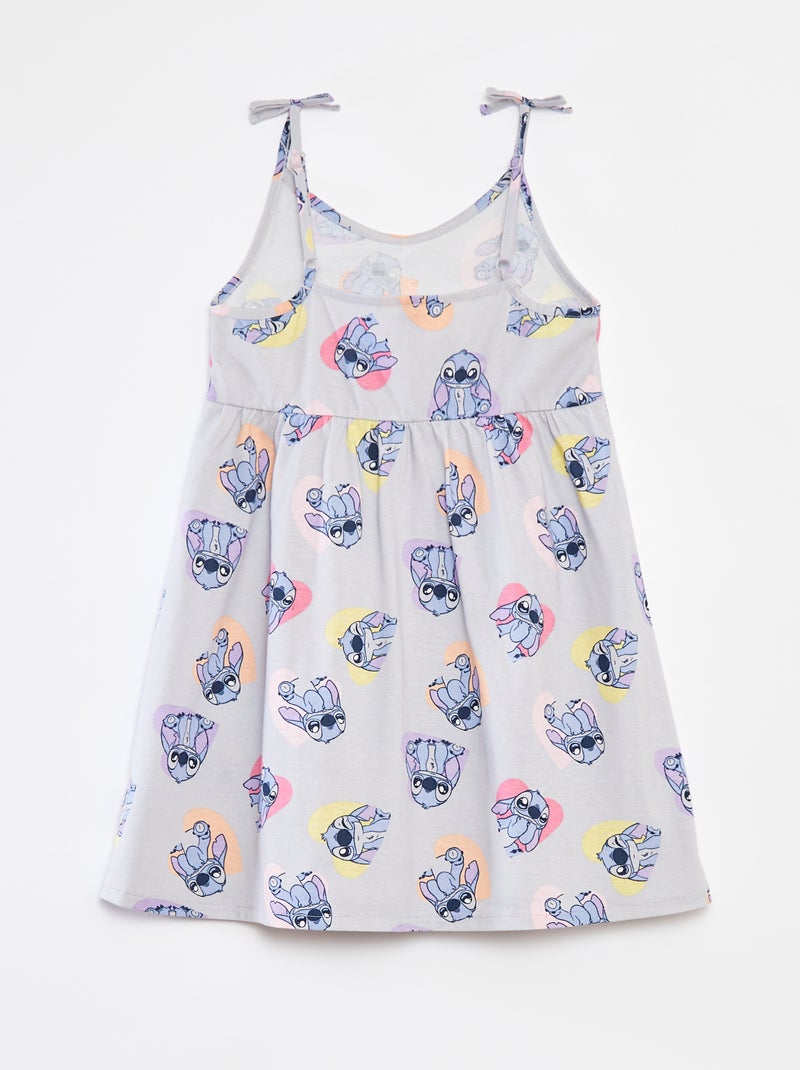 Robe 'Disney' à bretelles avec nœuds Bleu - Kiabi
