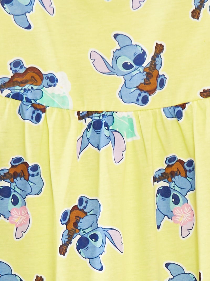 Robe 'Disney' à bretelles avec nœuds Jaune - Kiabi