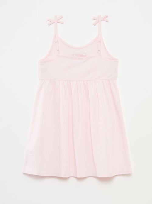 Robe 'Disney' à bretelles avec nœuds - Kiabi