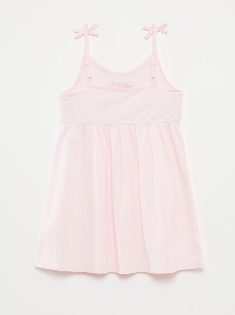 Robe 'Disney' à bretelles avec nœuds ROSE - Kiabi