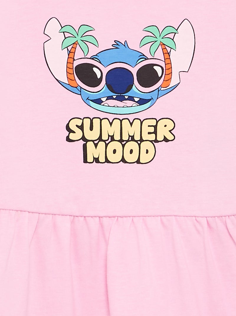 Robe 'Disney' à bretelles Rose - Kiabi