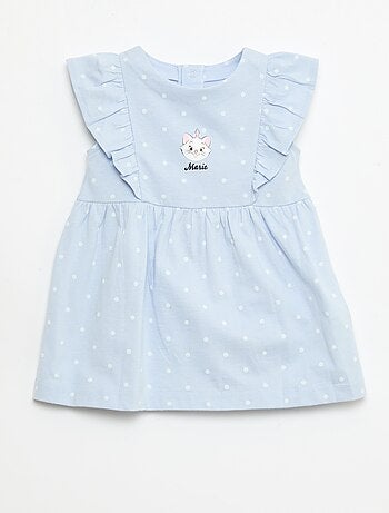 Robe 'Disney' avec volants en coton léger