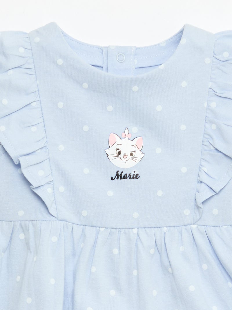 Robe 'Disney' avec volants en coton léger Mauve/lilas - Kiabi