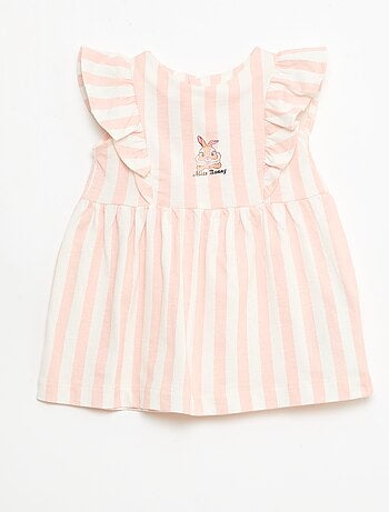 Robe 'Disney' avec volants en coton léger