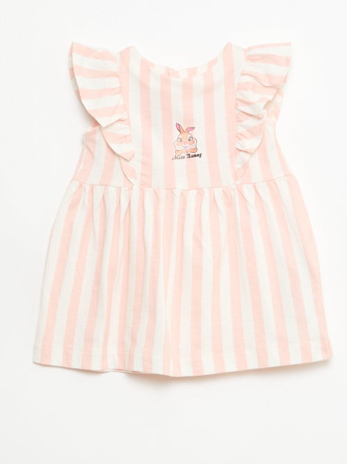 Robe 'Disney' avec volants en coton léger - Kiabi