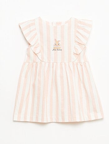 Robe 'Disney' avec volants en coton léger