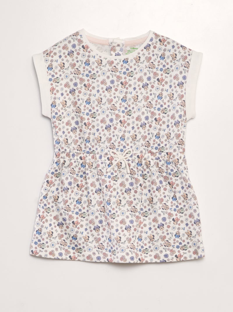 Robe 'Disney Baby' Blanc motif - Kiabi