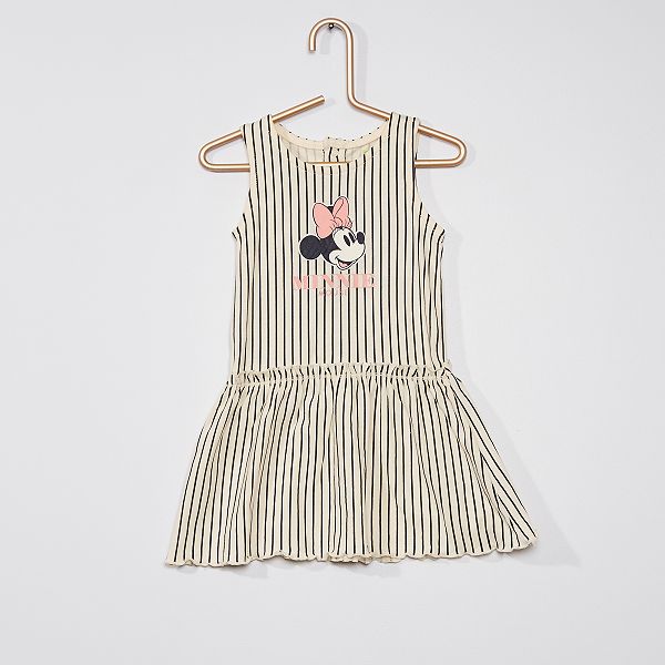 Robe Disney Bebe Fille Blanc Rose Kiabi 6 00