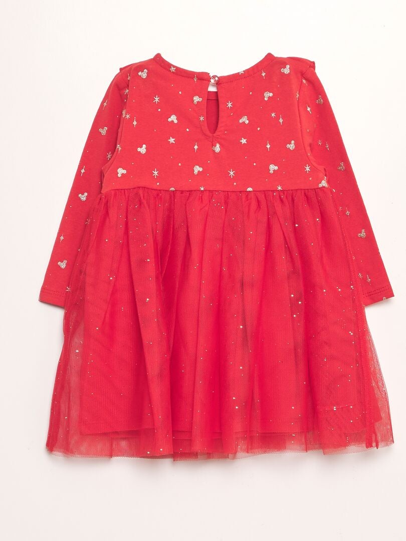 Robe 'Disney' en jersey + tulle Rouge Kiabi 13.00€
