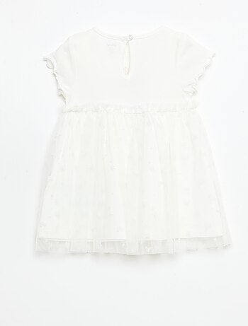 Robe 'Disney' 'Minnie' avec tulle en coton