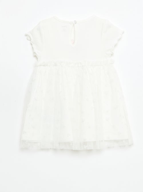 Robe 'Disney' 'Minnie' avec tulle en coton - Kiabi