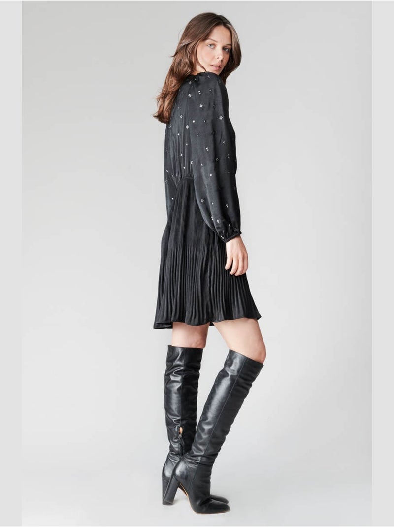 Robe DOLNA evasée, patineuse 'Le Temps Des Cerises' Noir - Kiabi