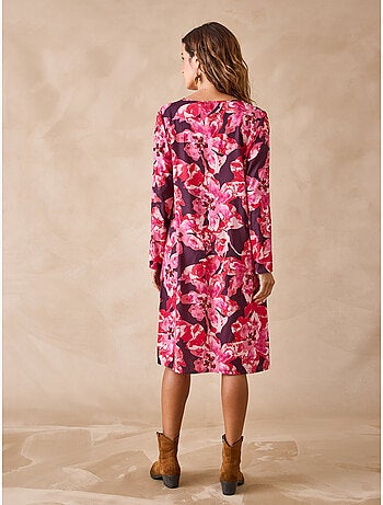 Robe droite en maille crêpe - DAXON