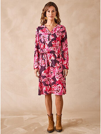 Robe droite en maille crêpe - DAXON