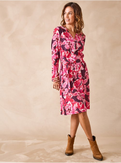 Robe droite en maille crêpe - DAXON - Kiabi