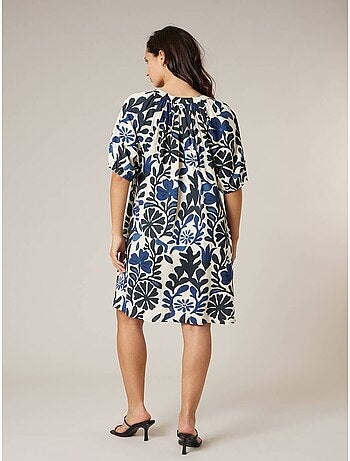 Robe droite femme fleurie 'Deeluxe'