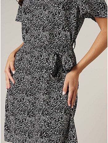 Robe droite femme fluide 'Deeluxe'