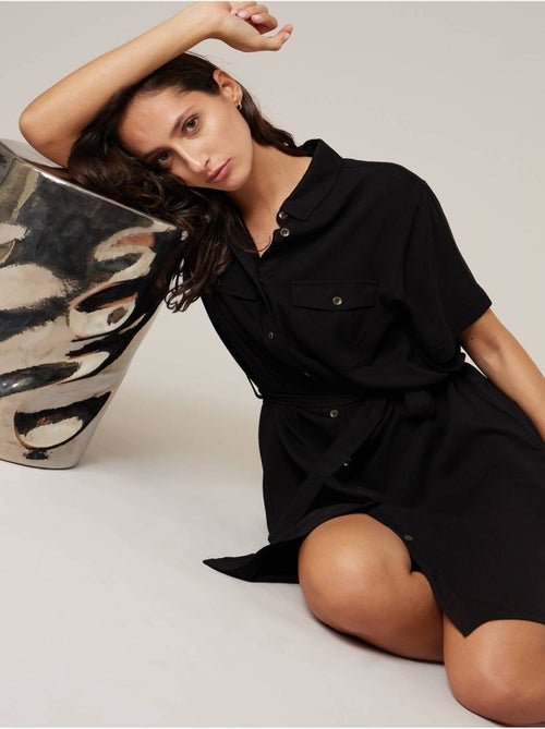 Robe droite femme fluide 'Deeluxe' - Kiabi